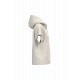 Felpa donna ecosostenibile oversize con cappuccio senza maniche French Terry NS446 Native Spirit