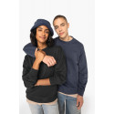 Felpa girocollo unisex ecosostenibile slavata vintage look oversize NS447 Native Spirit