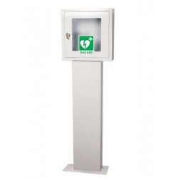 Piantana per armadietto defibrillatore