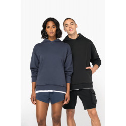 Felpa con cappuccio unisex ecosostenibile slavata vintage look oversize NS448 Native Spirit