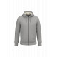 Felpa unisex ecosostenibile con zip foderata in sherpa NS460 Native Spirit