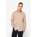 Camicia uomo ecosostenibile slavata vintage look NS502 Native Spirit