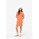 Vestito t-shirt donna ecosostenibile con spalle cadenti NS5028 Native Spirit