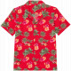 Camicia uomo con stampa hawaiana NS529 Native Spirit