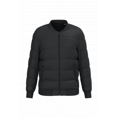 Giacca unisex ecosostenibile trapuntata con collo college NS613 Native Spirit