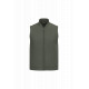 Bodywarmer ecologico unisex imbottito in twill con collo teddy NS623 Native Spirit