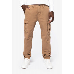 Pantaloni cargo uomo ecosostenibili slavati vintage look NS740 Native Spirit