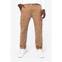 Pantaloni cargo uomo ecosostenibili slavati vintage look NS740 Native Spirit