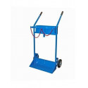 Carrello portabombola gas biposto con cassetta 720x1250 mm