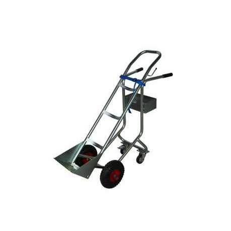 Carrello portaombola gas monoposto 4 ruote