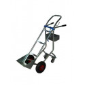 Carrello portaombola gas monoposto 4 ruote