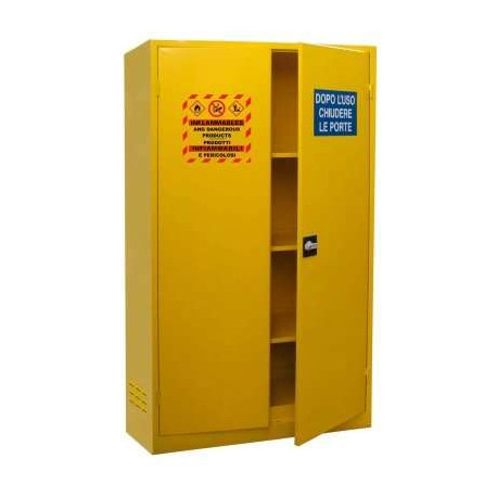 Armadio liquidi infiammabili monoblocco 1000x460x1850 mm