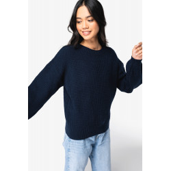 Pullover donna ecosostenibile in lana merino NS920 Native Spirit