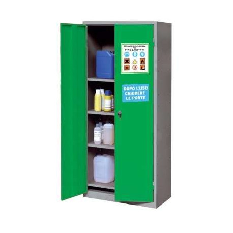 Armadio monoblocco per fitosanitari 400x730x1600 mm