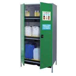 Armadio monoblocco per fitosanitari 1300x810x1900 mm