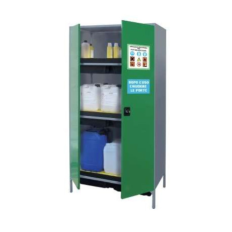 Armadio monoblocco per fitosanitari 1300x810x1900 mm