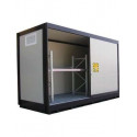 Container coibentato porta scorrevole 4130x2130x2610 mm
