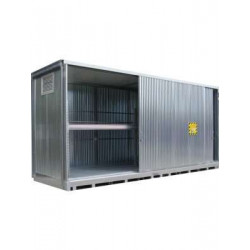 Container stoccaggio 4 cisternette su scaffale 3160x1680x3480 mm