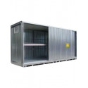 Container stoccaggio 4 cisternette su scaffale 3160x1680x3480 mm