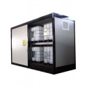 Container stoccaggio 12 cisternette su scaffale 7830x1695x3490 mm