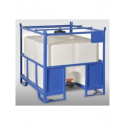 Cisterna per merci pericolose 700 lt 1030x1250x1070 mm