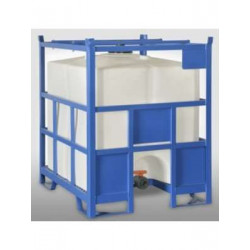 Cisterna per merci pericolose 1000 lt 1045x1250x1310 mm