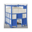 Cisterna per merci pericolose 1000 lt 1045x1250x1310 mm
