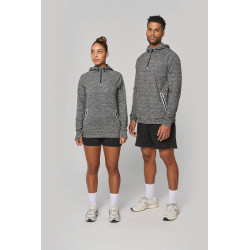 Felpa sportiva con cappuccio zip 1/4 unisex PA360 PROACT®