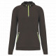 Felpa sportiva con cappuccio zip 1/4 unisex PA360 PROACT®