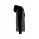 Giacca in felpa unisex con zip e cappuccio bicolore PA380 PROACT®