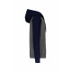 Giacca in felpa unisex con zip e cappuccio bicolore PA380 PROACT®
