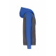 Giacca in felpa unisex con zip e cappuccio bicolore PA380 PROACT®
