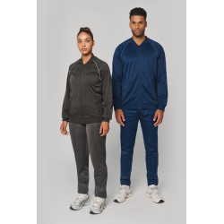 Giacca tuta unisex con zip e colletto rigato PA384 PROACT®