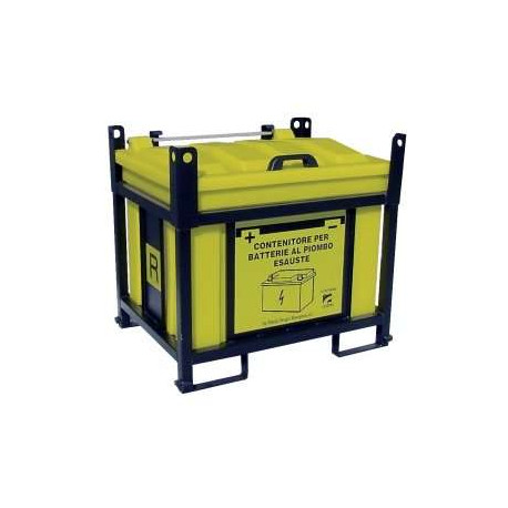 Contenitore raccolta batterie esauste 250 lt 920x710x840 mm