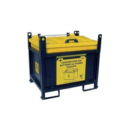 Contenitore raccolta batterie esauste 250 lt 920x710x840 mm