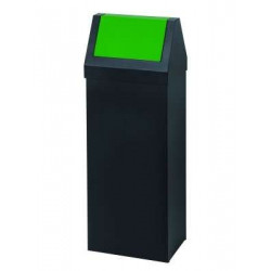 Contenitore basculante in acciaio per rifiuti 50 lt