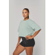 Felpa crop girocollo a maniche corte donna PA394 PROACT®