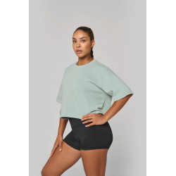 Felpa crop girocollo a maniche corte donna PA394 PROACT®
