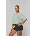 Felpa crop girocollo a maniche corte donna PA394 PROACT®