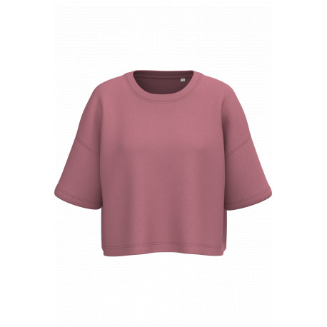 Felpa crop girocollo a maniche corte donna PA394 PROACT®
