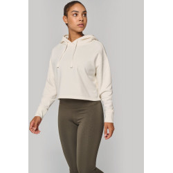 Felpa crop con cappuccio donna PA396 PROACT®