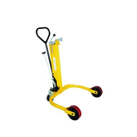 Carrello per fusti 800x770x1145/1360 mm