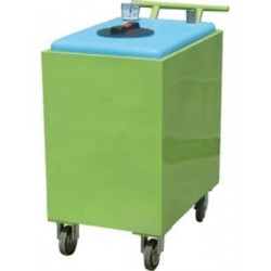 Stazione per olio esausto carrellata 300 lt