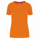 T-shirt sportiva donna girocollo in materiale riciclato PA4013 PROACT®