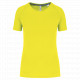 T-shirt sportiva donna girocollo in materiale riciclato PA4013 PROACT®