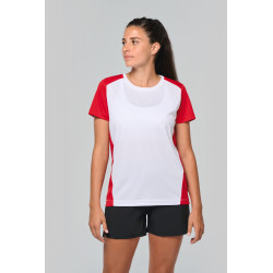 T-shirt donna sportiva bicolore ecosostenibile PA4015 PROACT®