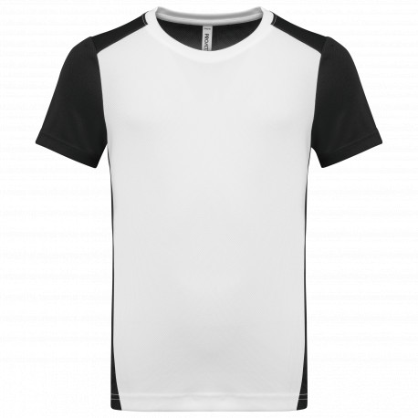 T-shirt bambini sportiva bicolore ecosostenibile PA4016 PROACT®