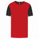 T-shirt multisport bicolore a manica corta unisex PA4023 PROACT®