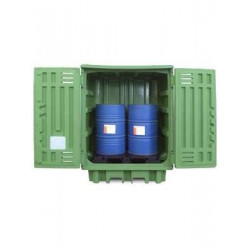 Box di stoccaggio per fusti 1540x1000x1940 mm