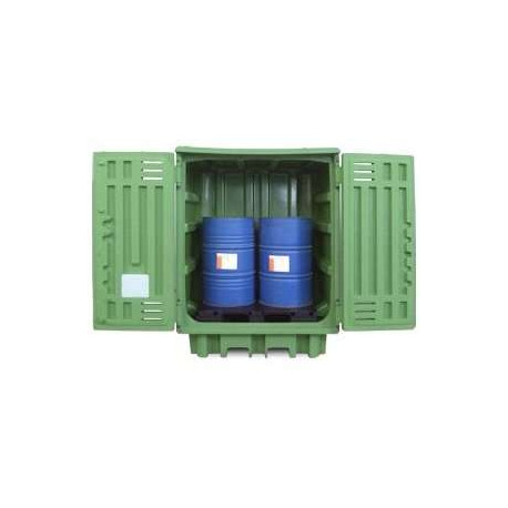 Box di stoccaggio per fusti 1540x1000x1940 mm